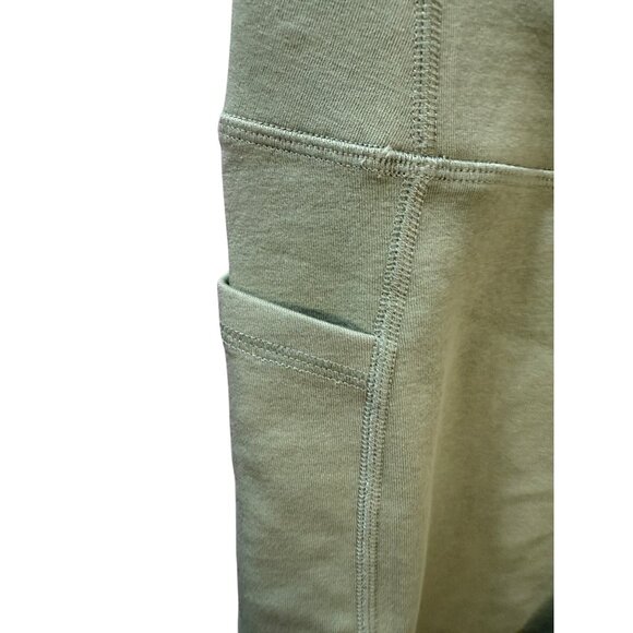 Lululemon‎ Womens Medium Green High-Waist Yoga Shorts With Pockets - Picture 3 of 8